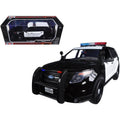 Black and White 1/18 Diecast Police Car Model P8453
