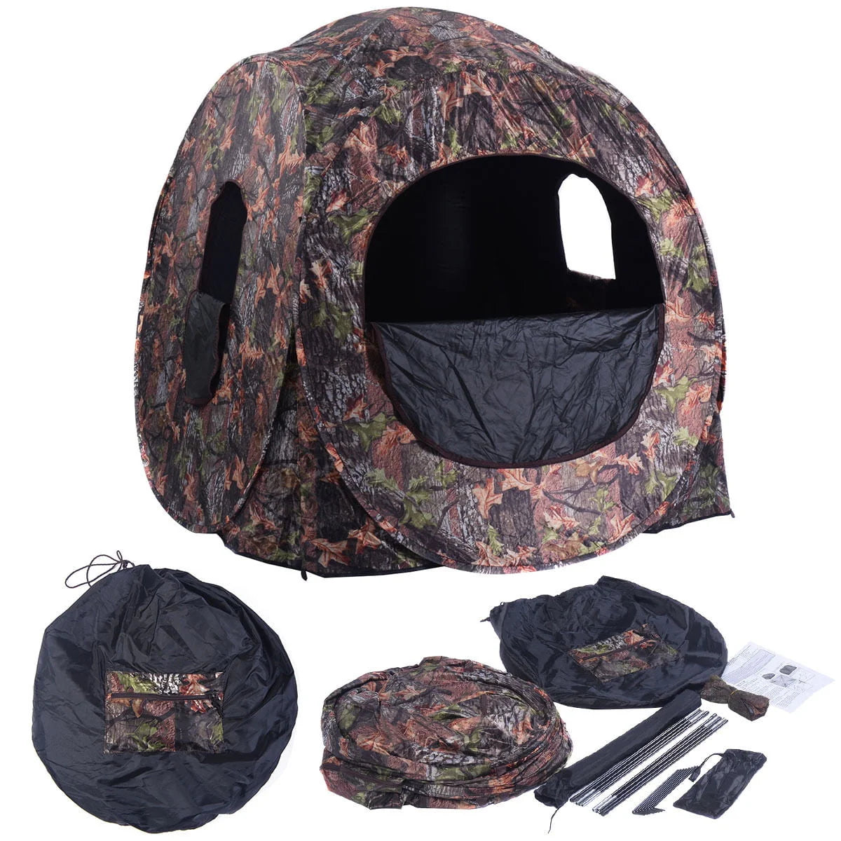 Portable Pop Up Camo Hunting Blind H15829