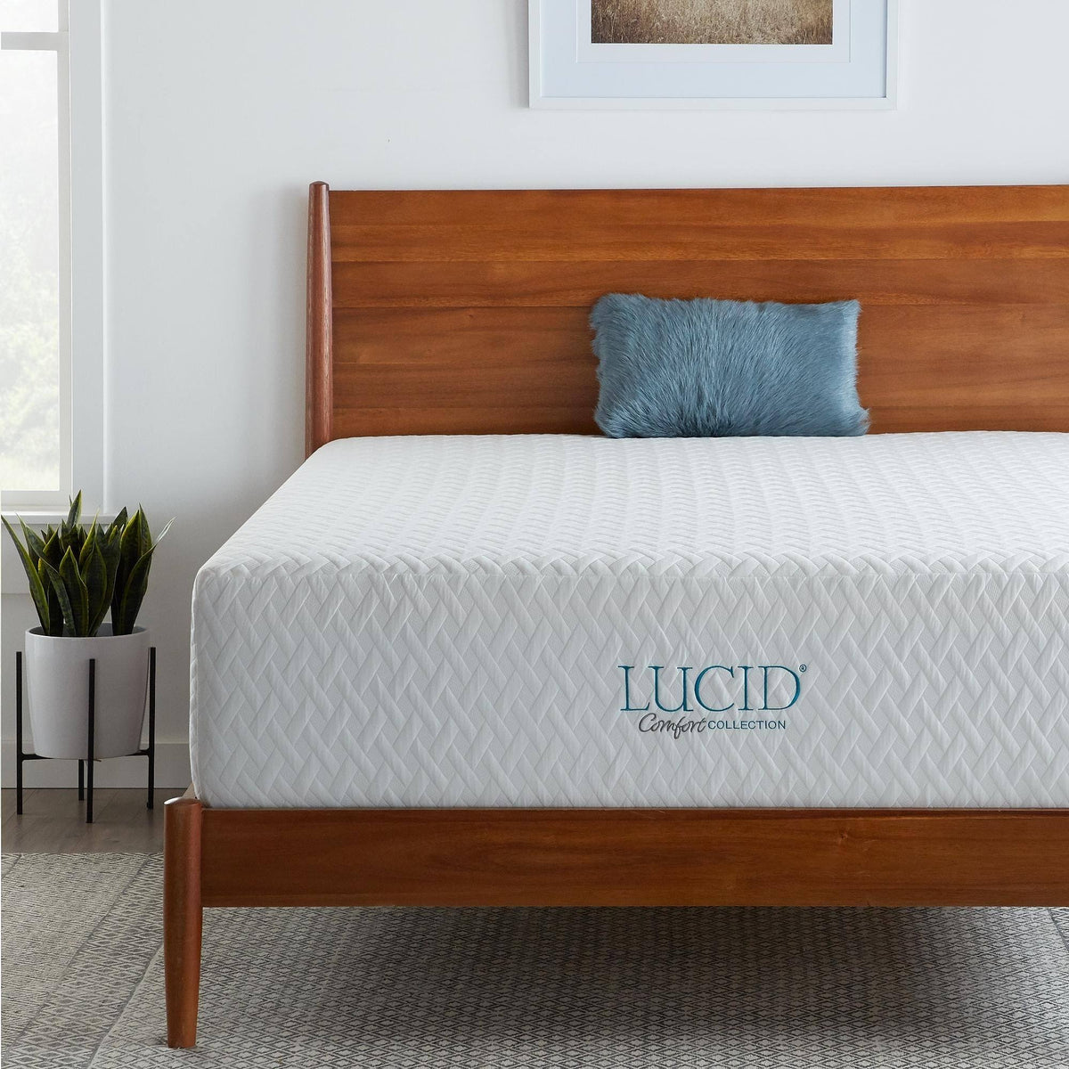 Queen Plush Gel Memory Foam Mattress I959