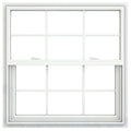 White Vinyl Single Hung Window D6063