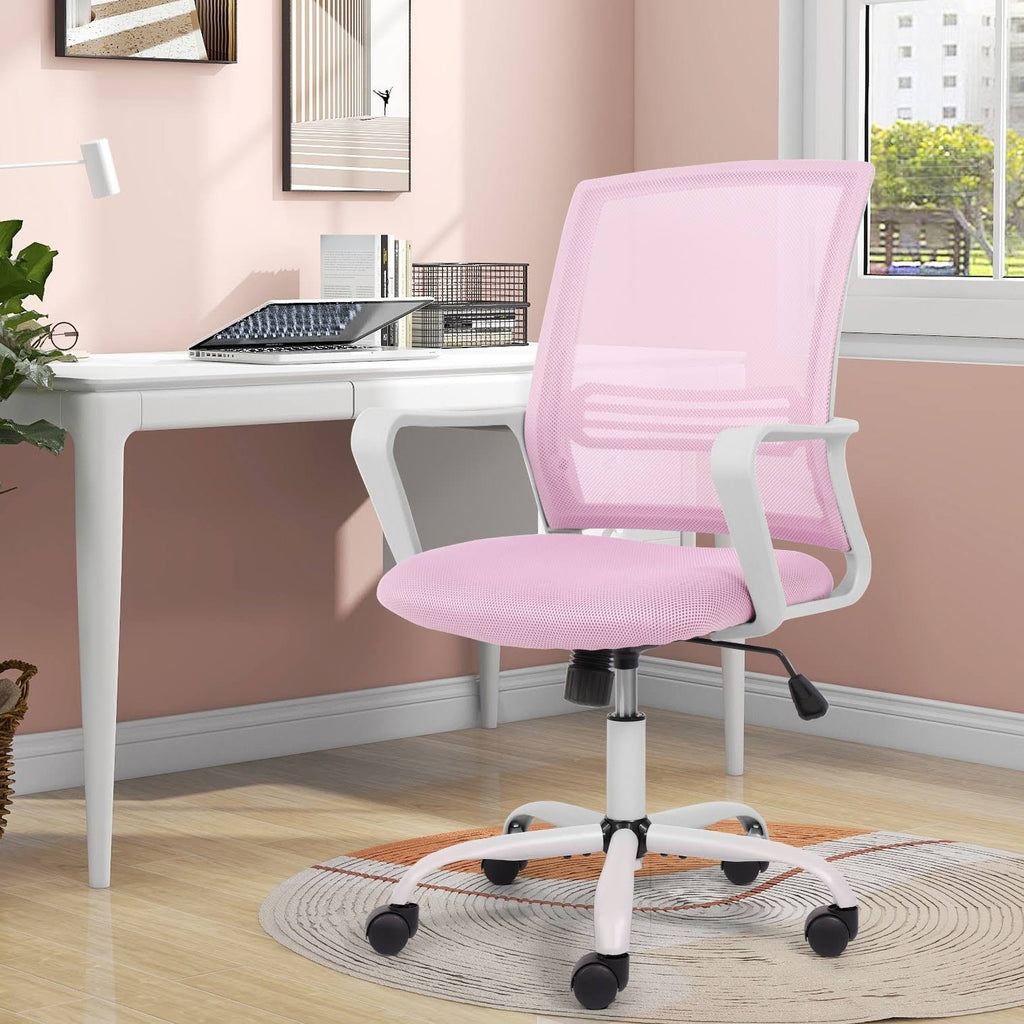 Black Adjustable Swivel Office Chair B7280