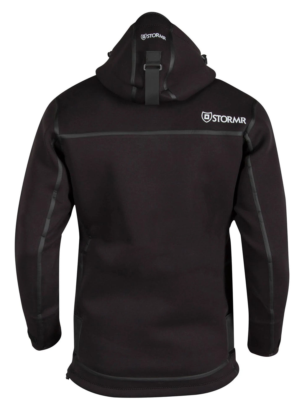 Black Neoprene Waterproof Surf Top W646558