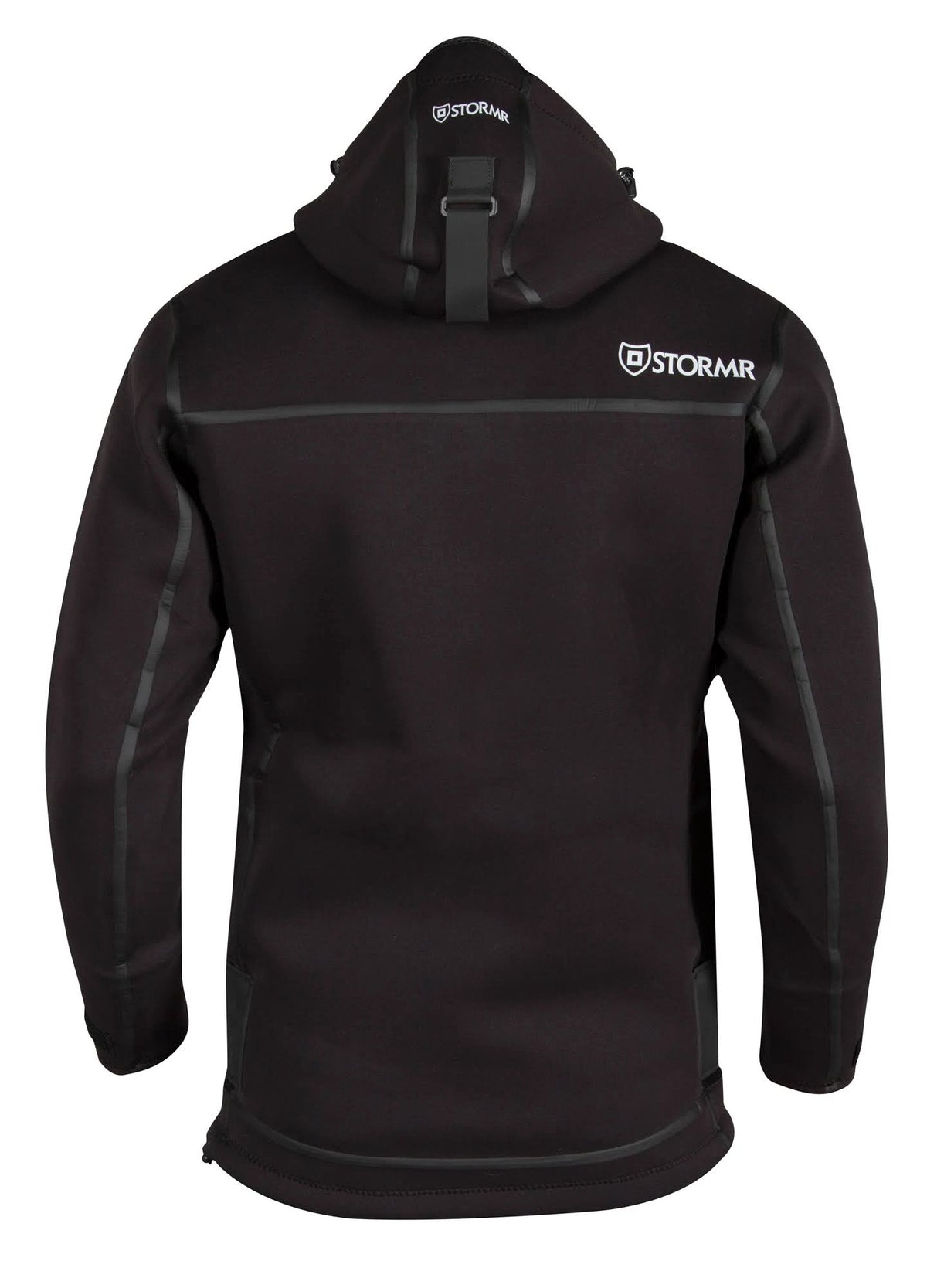 Black Neoprene Waterproof Surf Top W646558