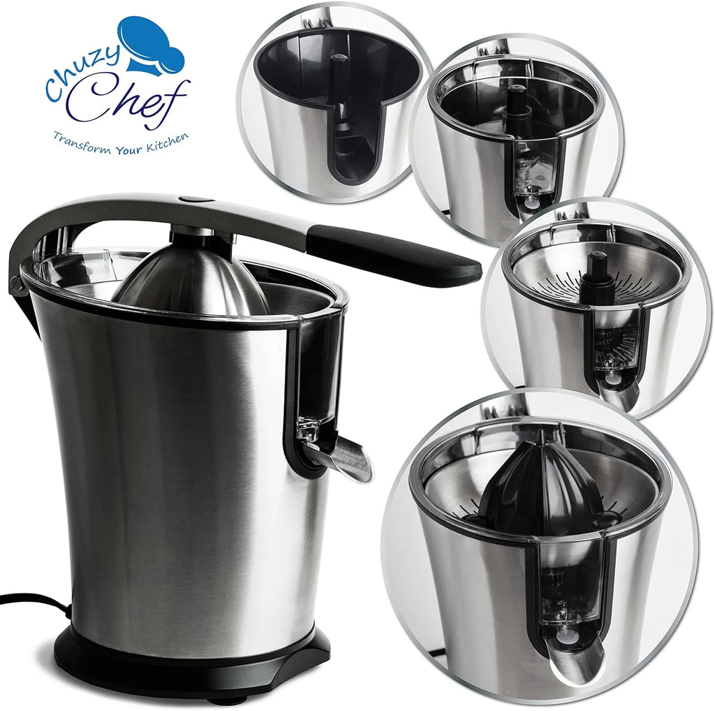 Stainless Steel Electric Citrus Juicer with Anti-Drip Citrus Press 300 Watt Motor K6785
