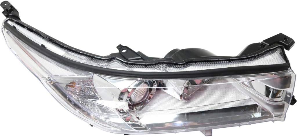 Passenger Side Headlight with Chrome Accent R276