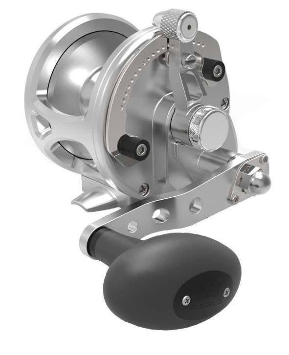 Silver Left-Hand Single Speed Reel M6968