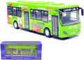 Green Double Decker Bus Die Cast Pull Back Vehicles Pack of 2 I928