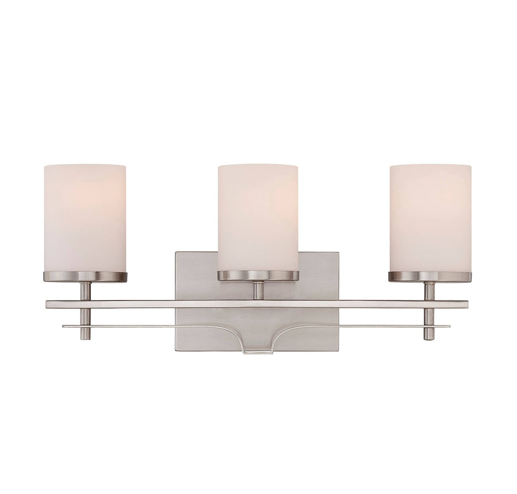 3 Light Bath Bar in Satin Nickel R35561