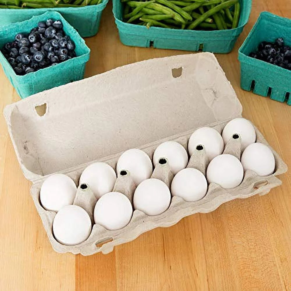 [18 Pack] Printed Pulp Egg Cartons T931