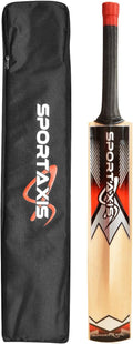 Wooden Kashmir Willow Cricket Bat with Foam-Padded Bag W1348