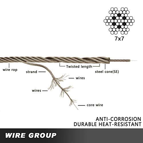 500ft 1/8' T316 Stainless Steel Cable L9939