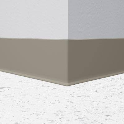 4x22 Rubber/Vinyl Wall Base Cove with Toe X732445