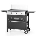 3-Burners Gas Griddle Portable Flat Table Top BBQ Grill 33,000 BTU U627733