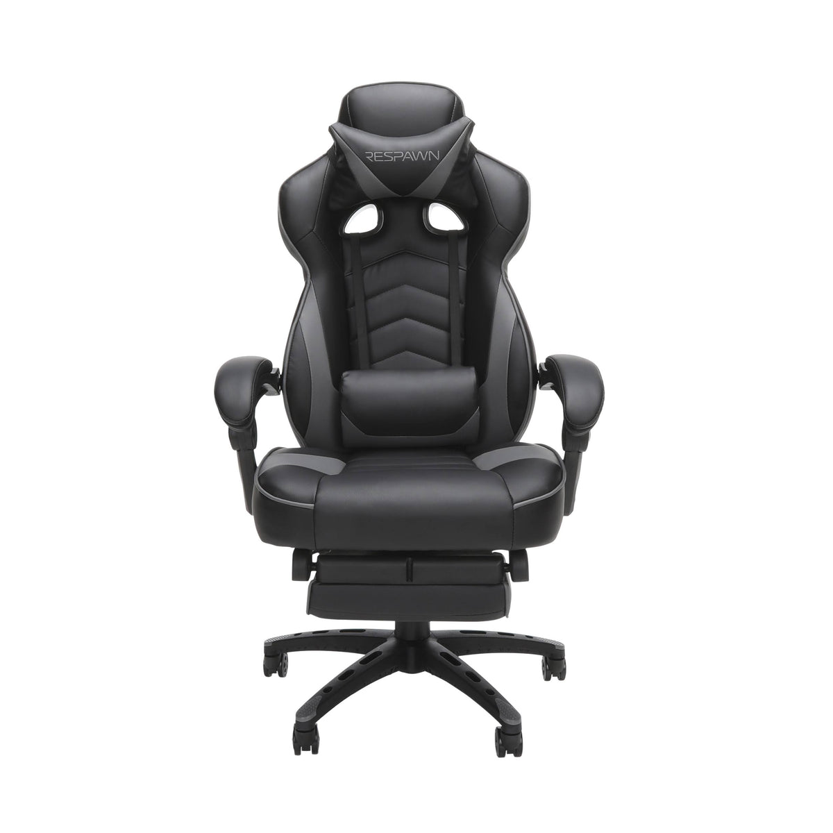 Reclining Ergonomic Leather Gaming Chair with Footrest R847