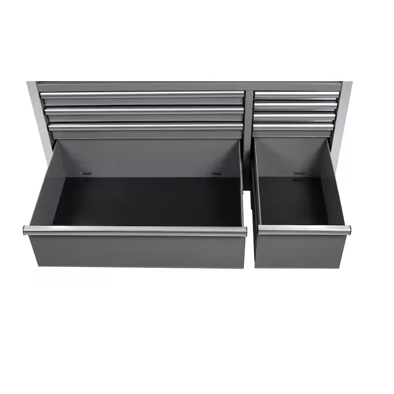 52 in. Gloss Gray Mobile Workbench Tool Chest V9606