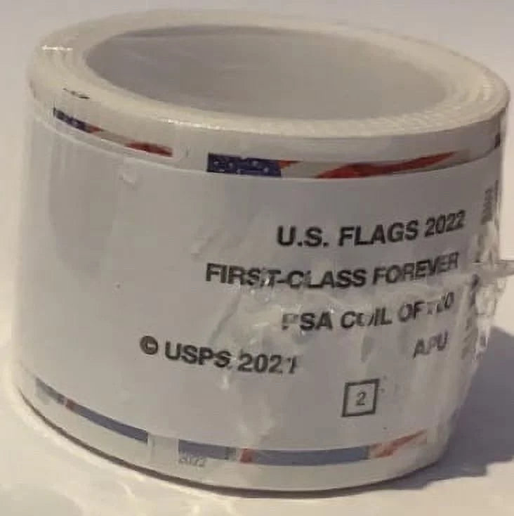 U.S Flag Roll of 100 Forever Stamps N64477