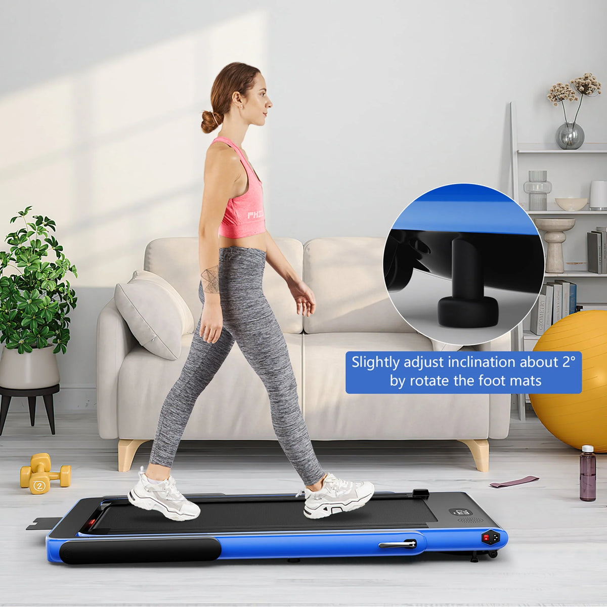 2.25HP Folding Treadmill with Remote Control T2845