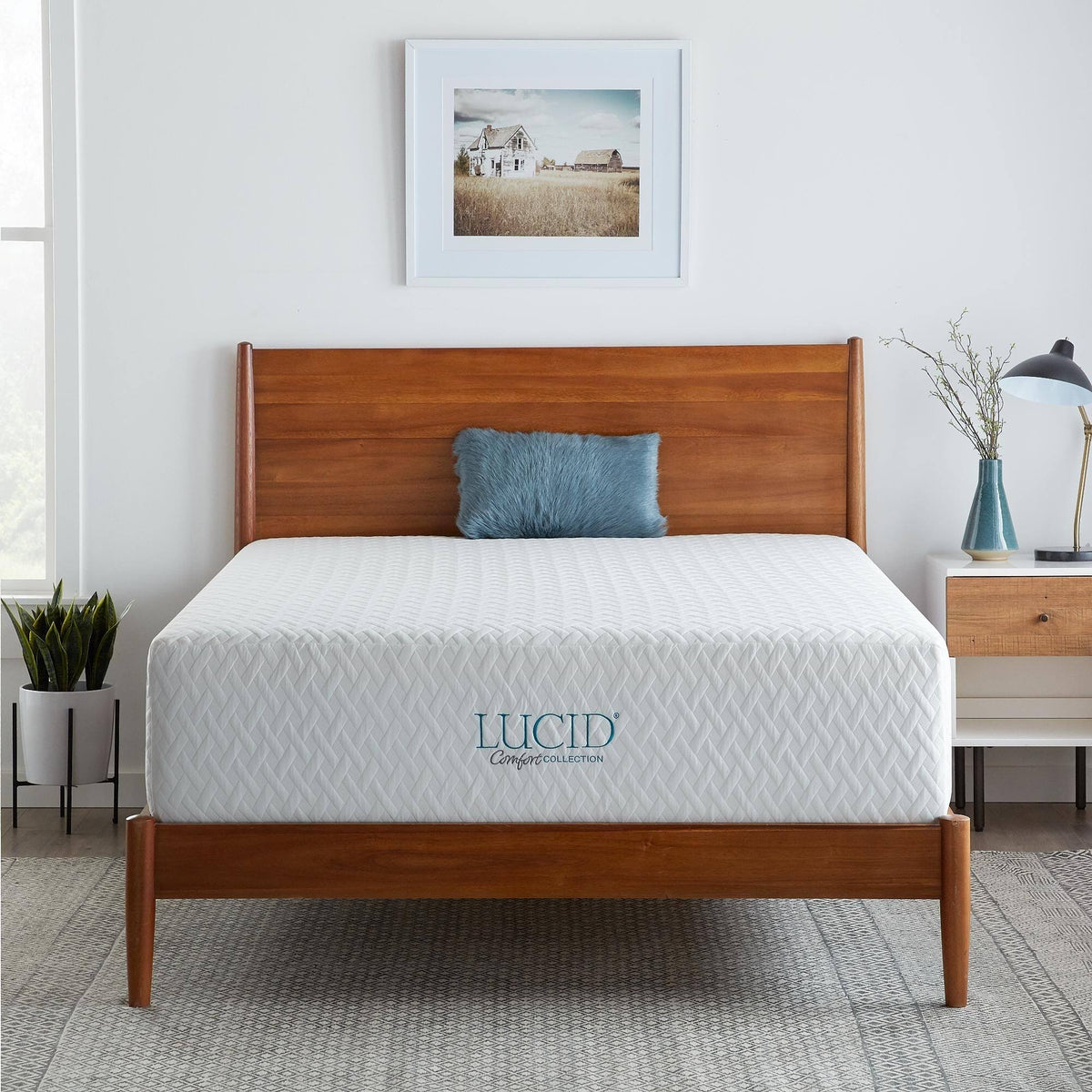Queen Plush Gel Memory Foam Mattress I959