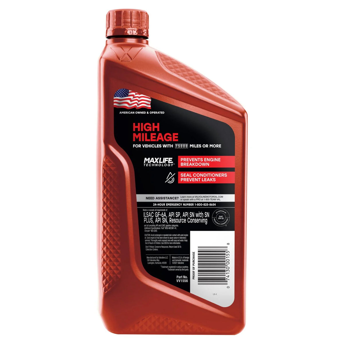 5W-30 Synthetic Blend Motor Oil 1 QT A248028