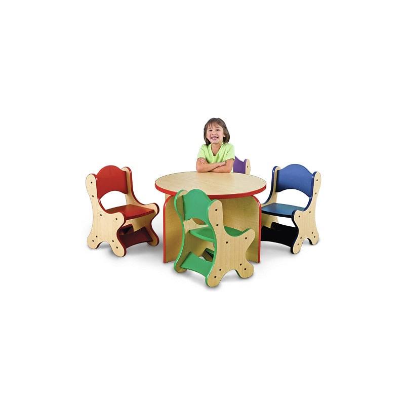 Maple / Red Kids Desk Chair M3187