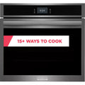 30 in. Single Electric Built-In Wall Oven with Total Convection in Black Stainless Steel Y418871