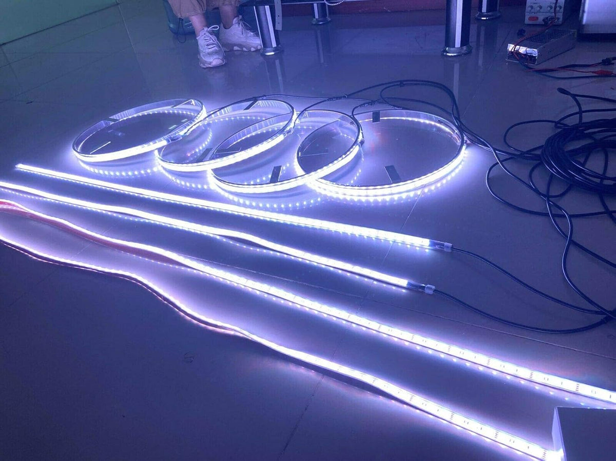 4PCS Pure White Wheel Rim Lights with Underglow Strip P78158