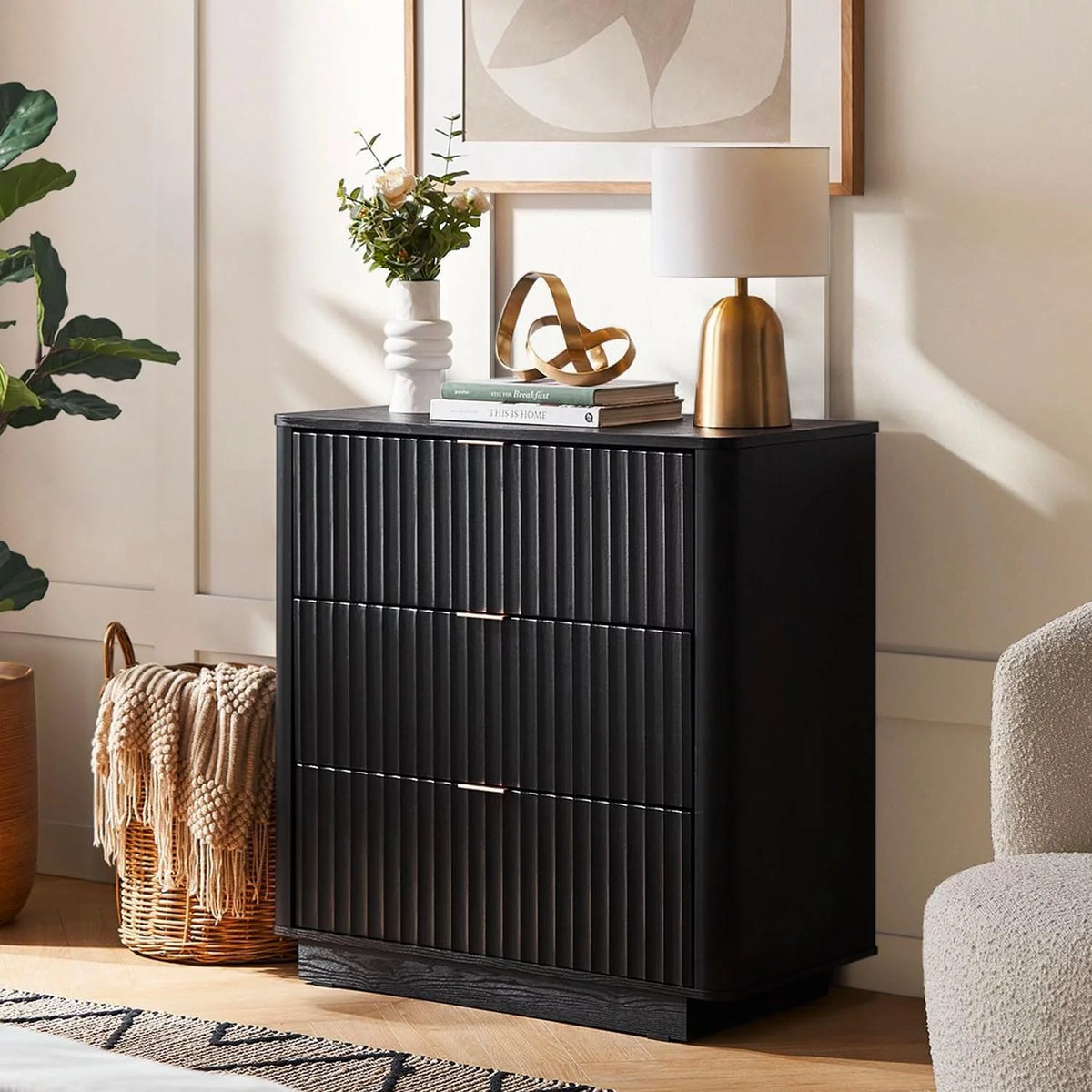 Oak 3 Drawer Dresser J5460