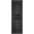Black Raised Panel Shutters Pair H916981