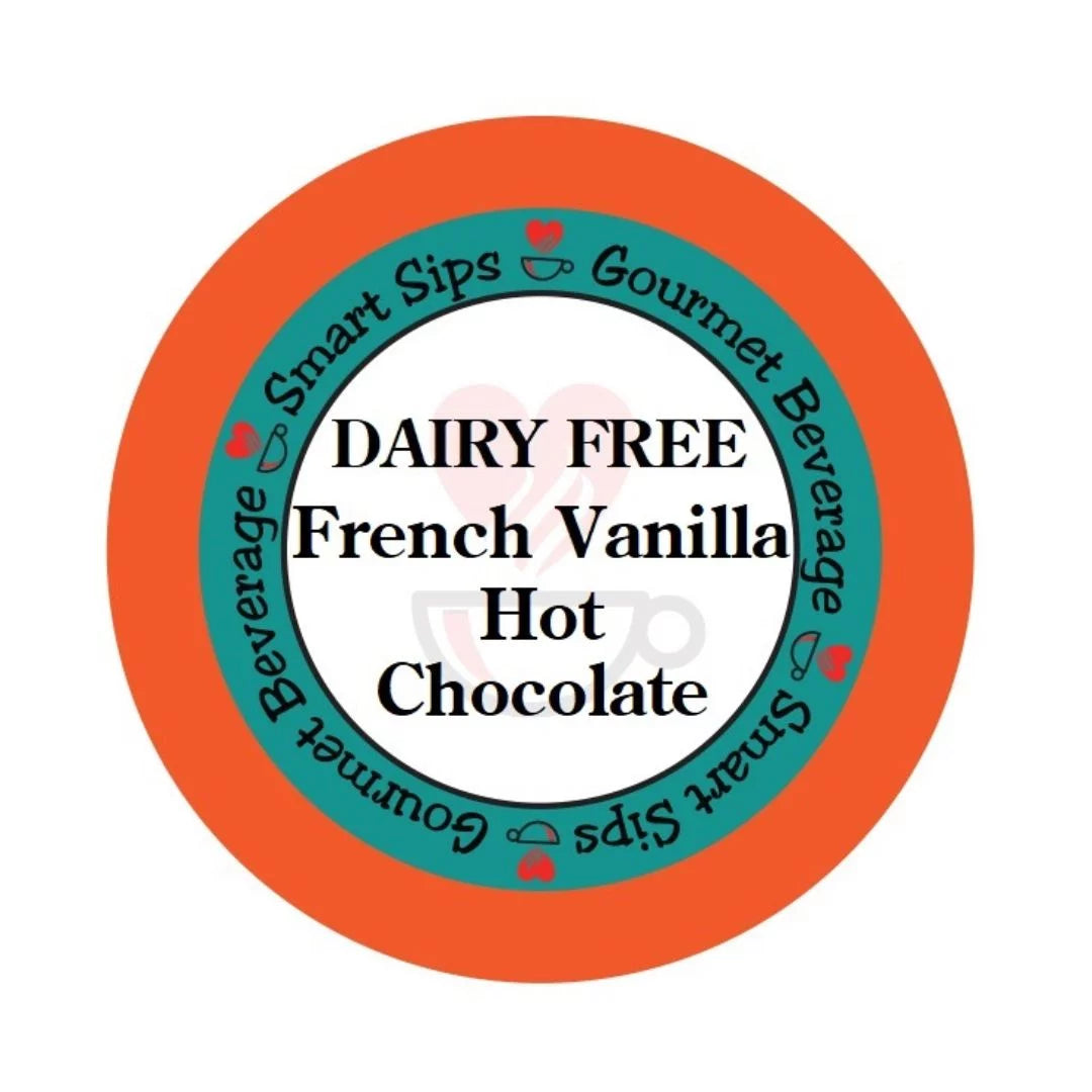 French Vanilla Hot Chocolate Single-Serve Lactose-Free Hot Cocoa Pods J142278
