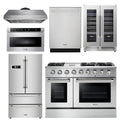 48 Propane Gas Range, Range Hood, Refrigerator, Dishwasher, Microwave, Wine Cooler J1864
