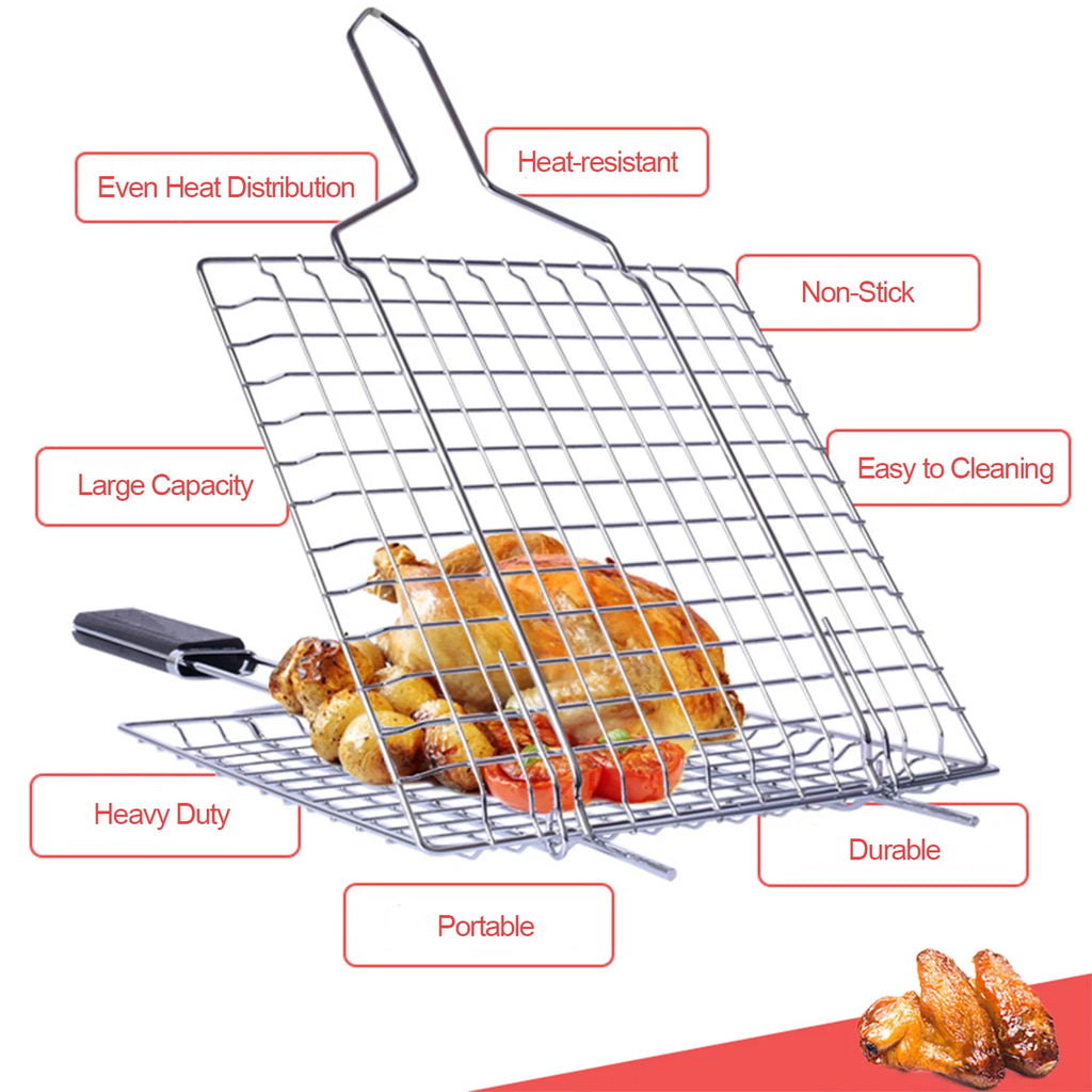 Non-Stick Heavy Duty Grill Basket L282