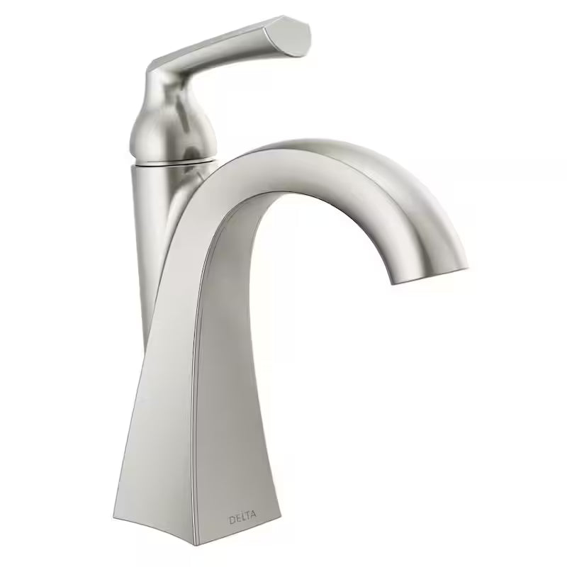 Single Hole Single-Handle Bathroom Faucet Brushed Nickel N327