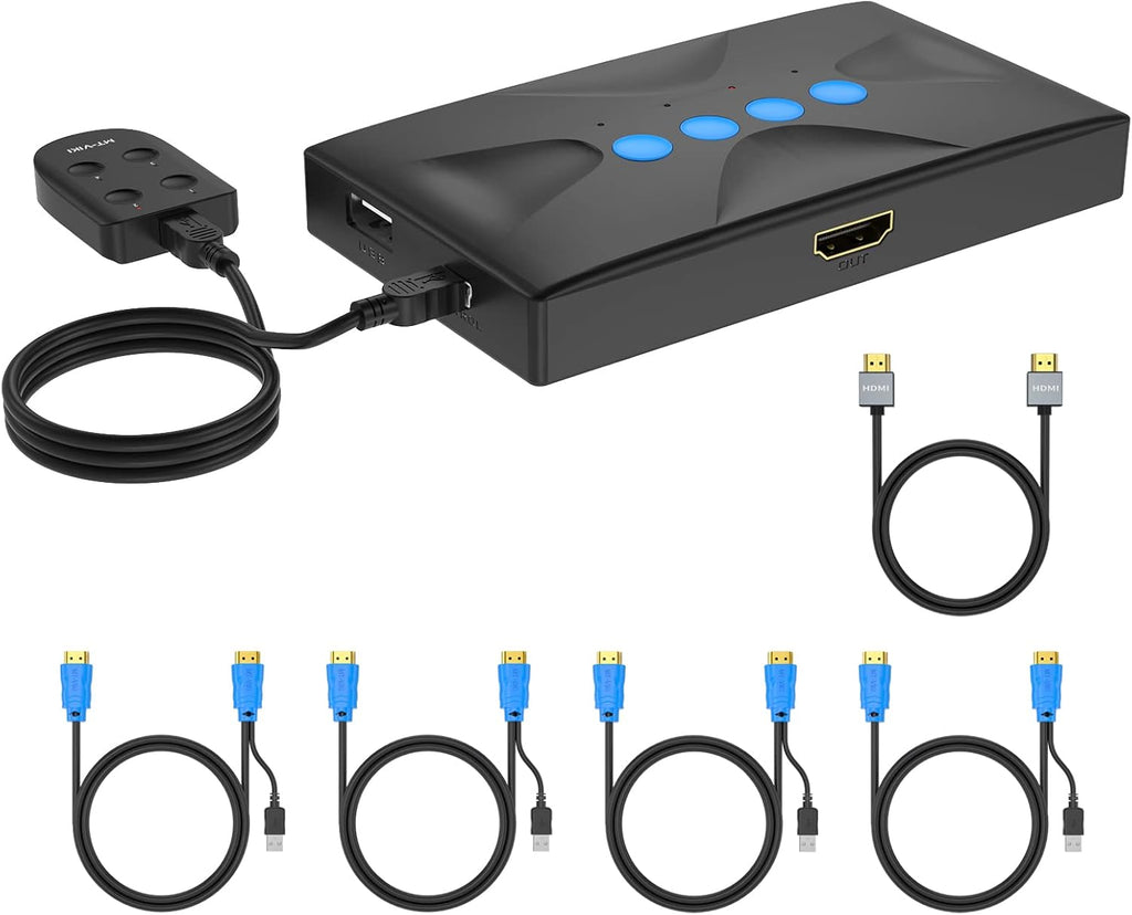 8 Port HDMI KVM Switch 4K@30Hz D1129