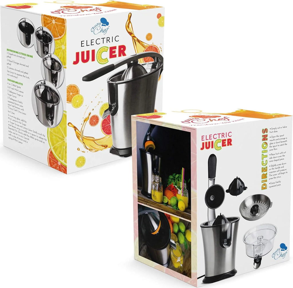 Stainless Steel Electric Citrus Juicer with Anti-Drip Citrus Press 300 Watt Motor K6785