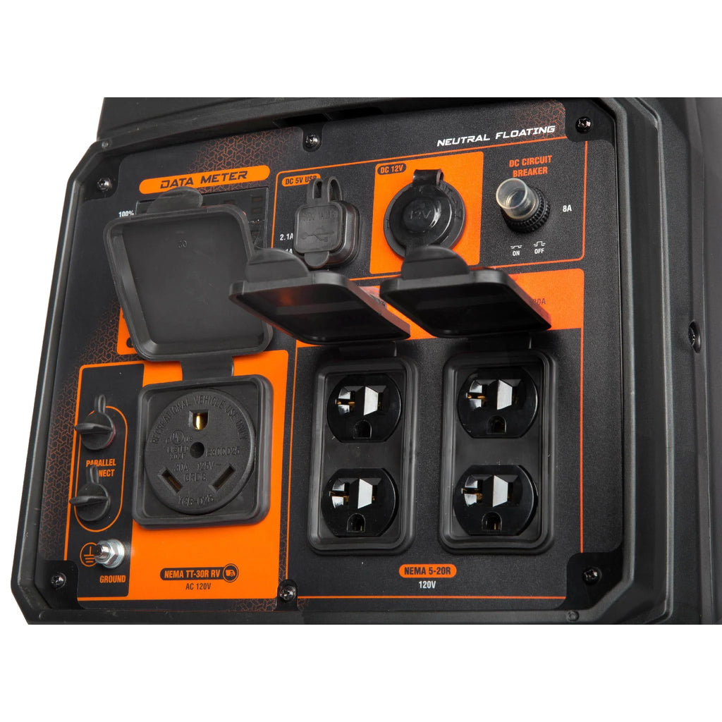 4800-Watt Portable Inverter Generator with Fuel Shut Off I29694