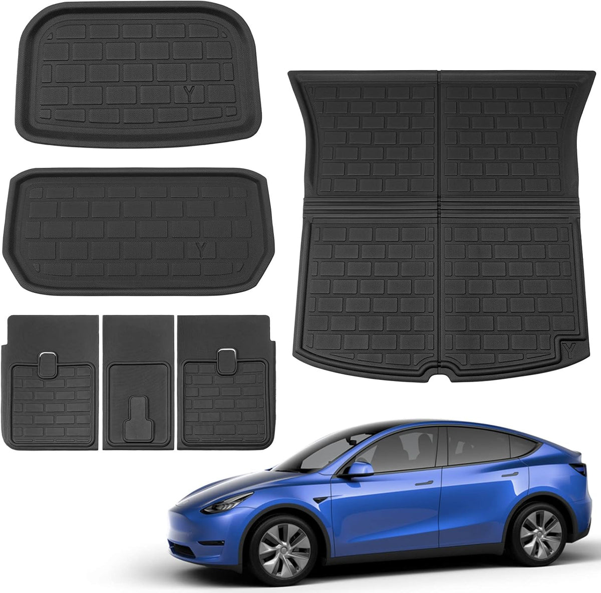 TPR Trunk Mat Cargo Liner Set of 9 V6655