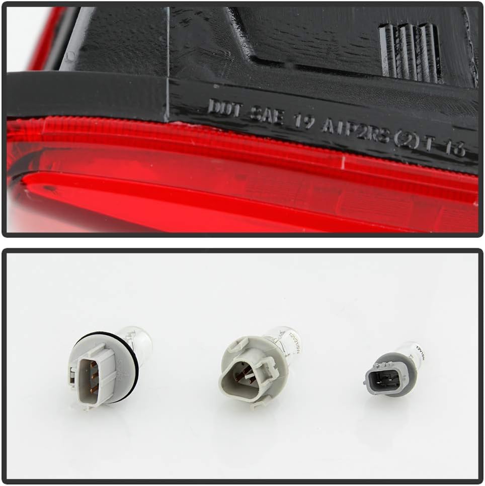 Red Smoked Rear Tail Light Assembly P693937