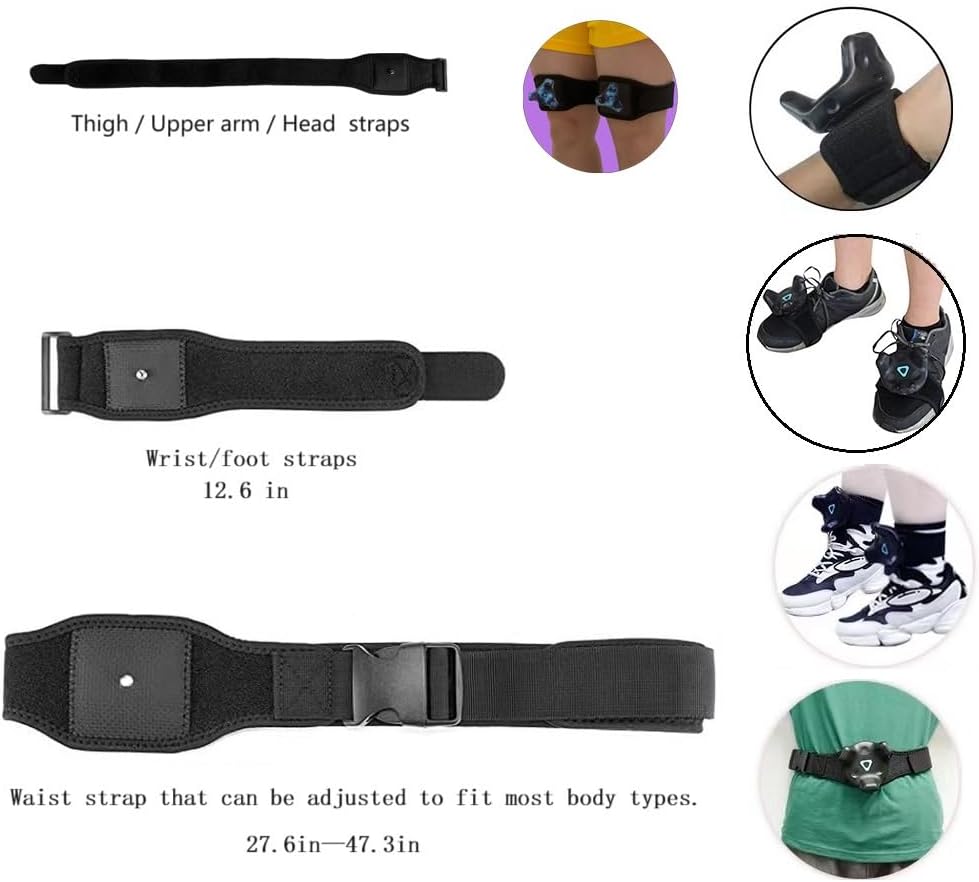 Full Body Tracker Strap, Waist Belt, Hand and Foot Strap, Thigh Strap, VR Accessories Y910