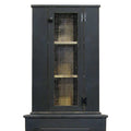 Corner China Cabinet Old Black J885