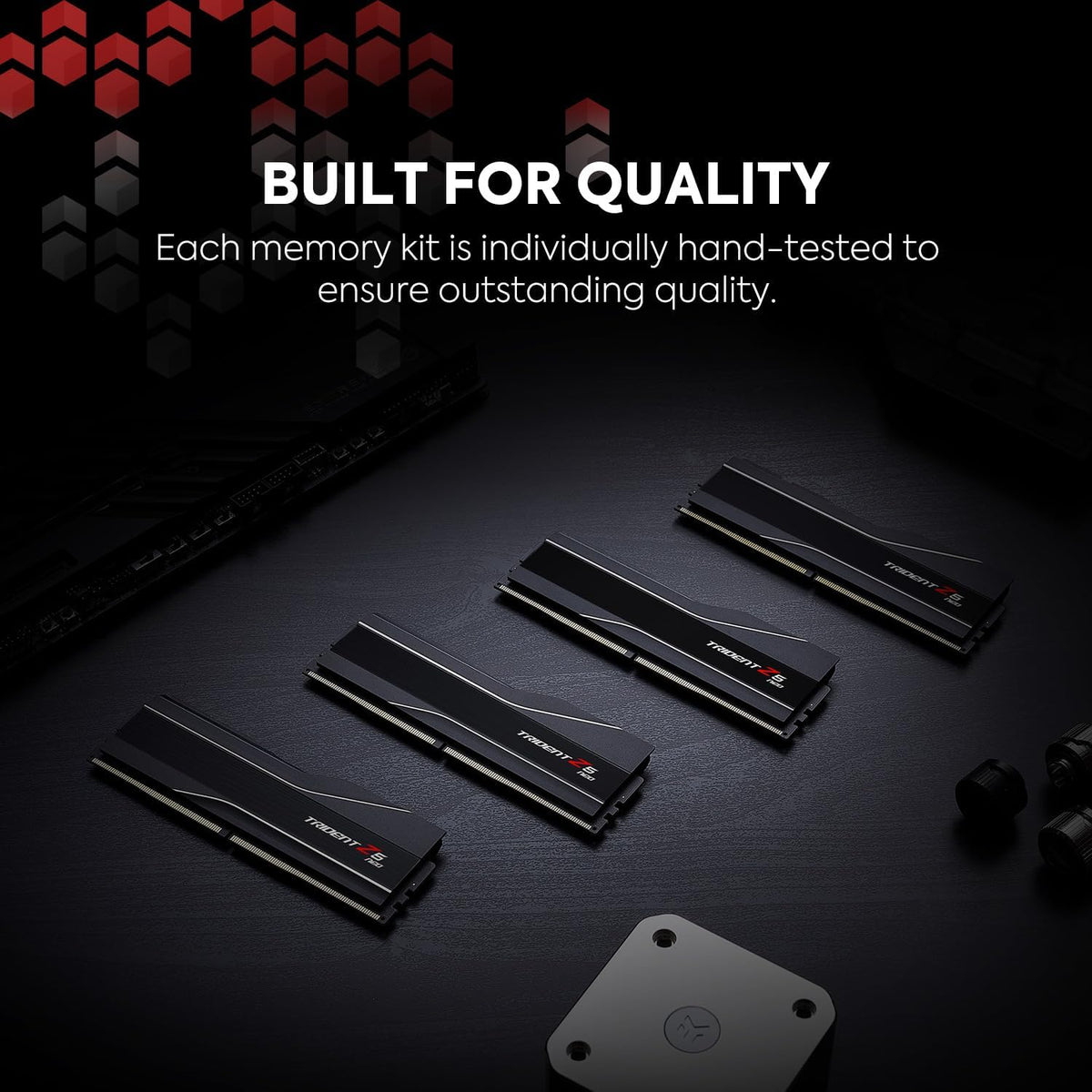 64GB (2x32GB) DDR5 6000MT/s CL30 Desktop Computer Memory UDIMM Matte Black C191