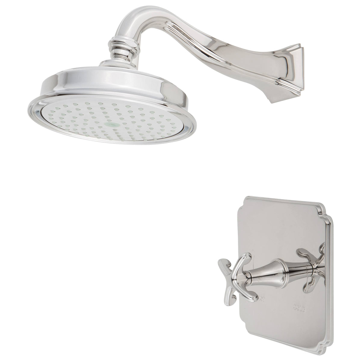 Satin Brass Balanced Pressure Shower Trim Set O49254