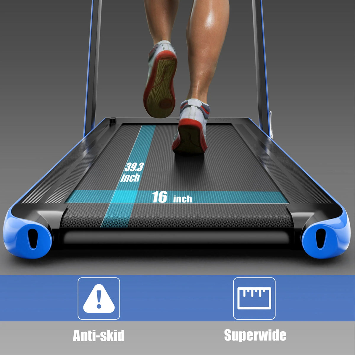 2.25HP Folding Treadmill with Remote Control T2845