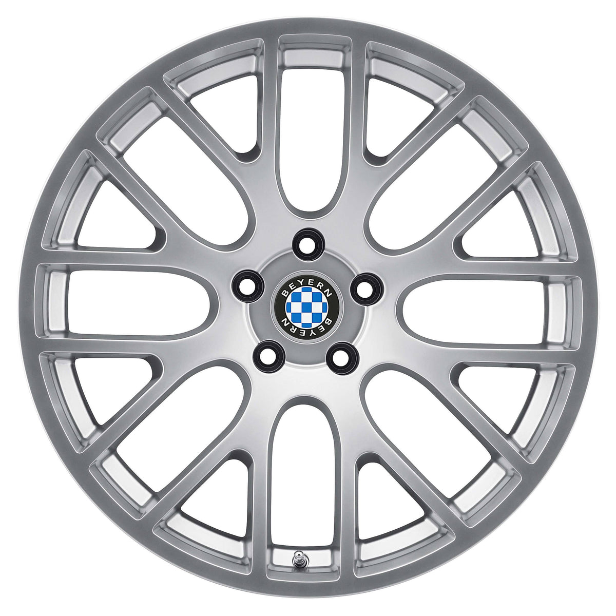 Hyper Silver 19x9.5 5x120 ET35 Rims O9999