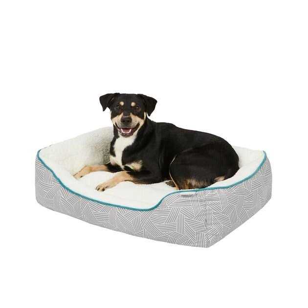Sherpa Bolster Cat & Dog Bed N6720