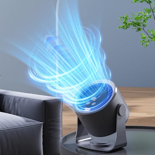 Rechargeable Portable Desktop Circulation Fan with 4000mAh Battery A976563