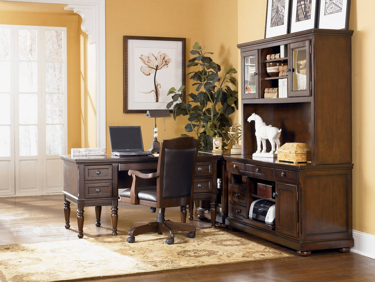 Brown Swivel Desk Chair B900