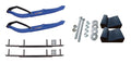 Blue MTX Snowmobile Skis with 10" Round Bars Complete Kit C6870