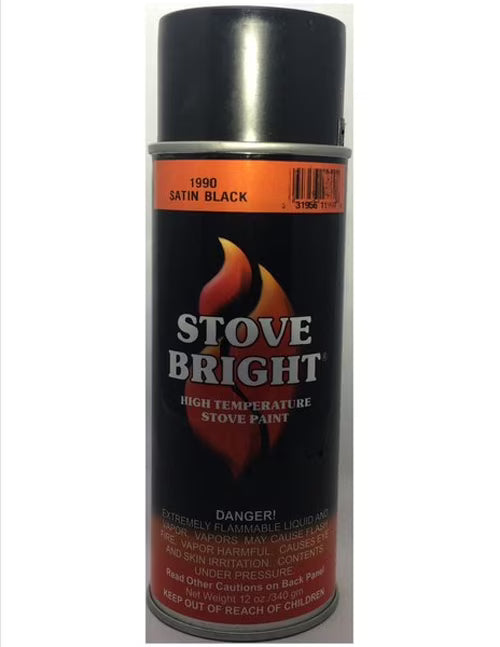 Satin Black Stove Paint C189560