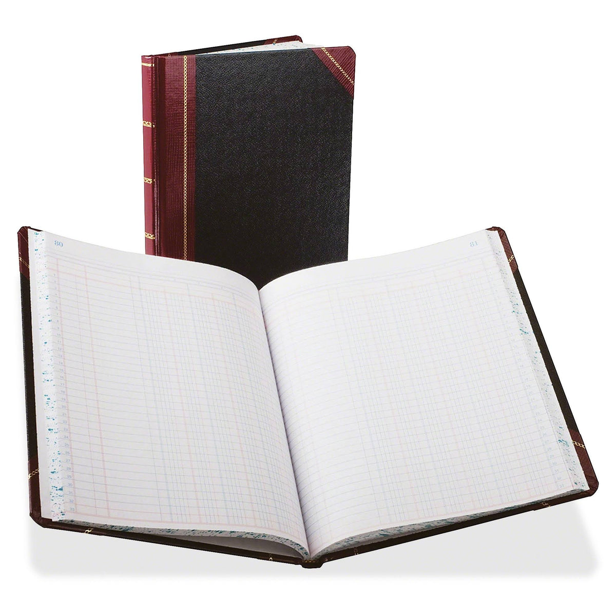 Columnar Accounting Book, Six Column, Black Cover D57746