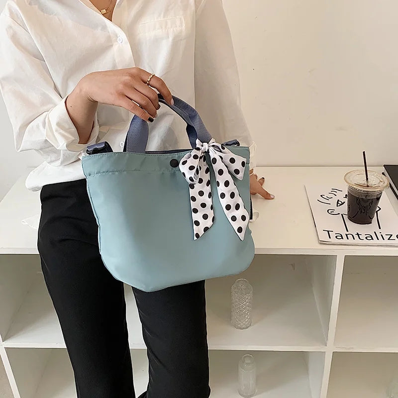 Silk Scarf Shoulder Bag J3591